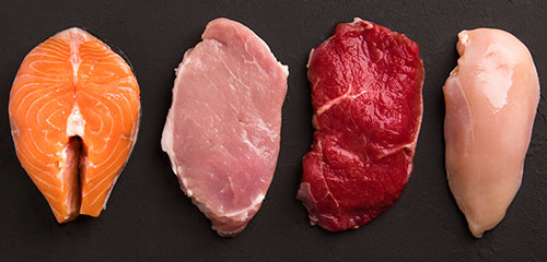 clinica-sorias-alimentos-que-pueden-dañar-dientes-carne-y-pescado